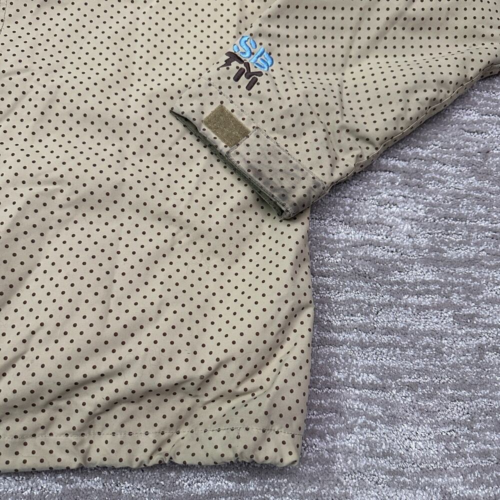 Special Blend Jacket Womens Large Brown Polka Dot 10K Hooded Faux Fur Snowboard - Picture 13 of 16
